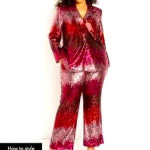 The whole pants suit